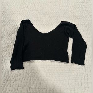 Chacott knit crop sweater S